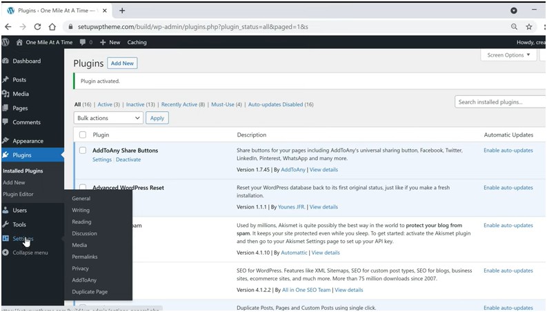 Go to Pages > All Pages in your WordPress dashboard.