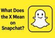 What Does the X Mean on Snapchat