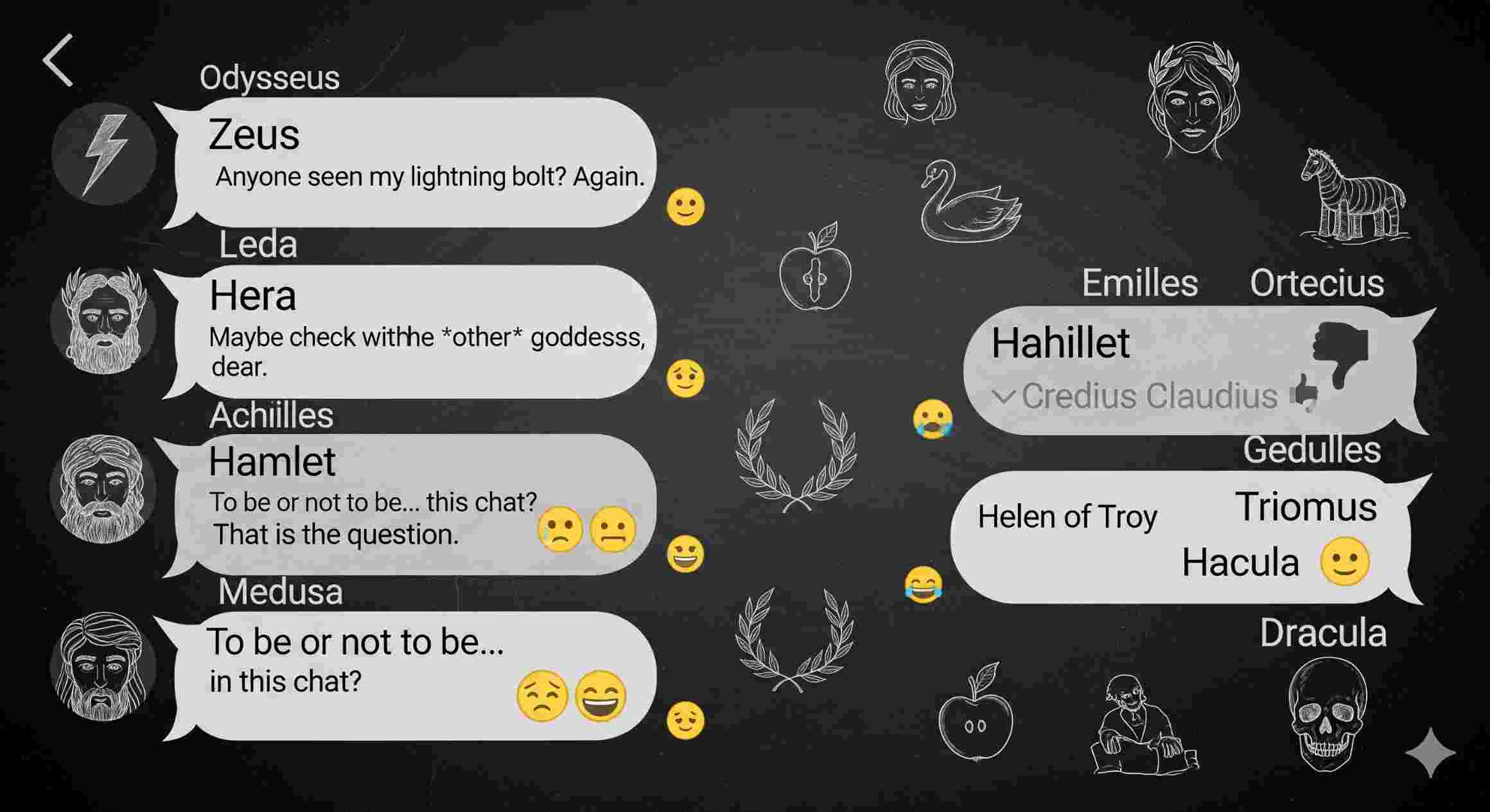 Would Fictional Characters Be Total Chaos in Group Chats